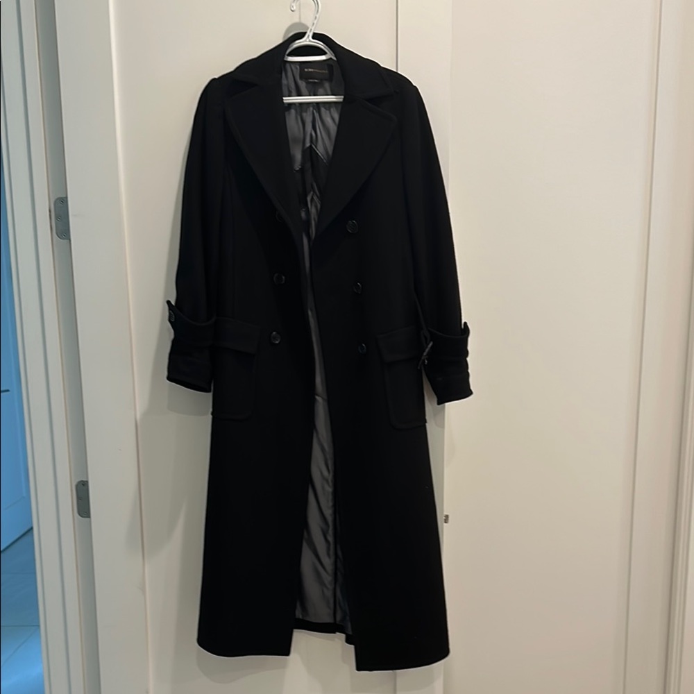 BCBGMaxAzria long Black Coat